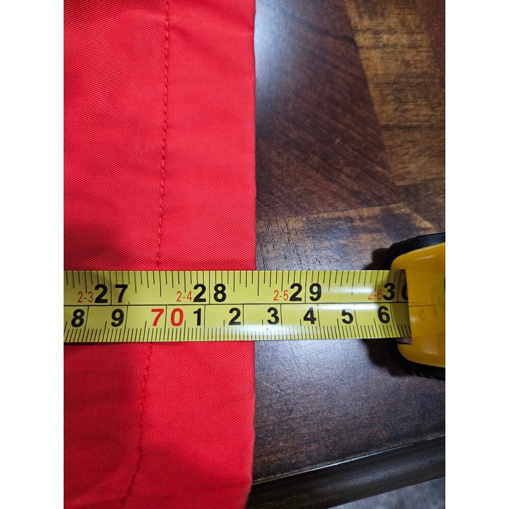 THEORY WOMEN Red Orange Peacoat Double Breasted Lightweight Jacket Size S - Picture 10 of 10